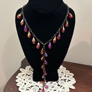 Simply Vera Wang Multicolor Teardrop Y Necklace